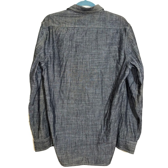 Dockers Dark Indigo Chambray Shirt, Size M, NWT - Picture 2 of 3